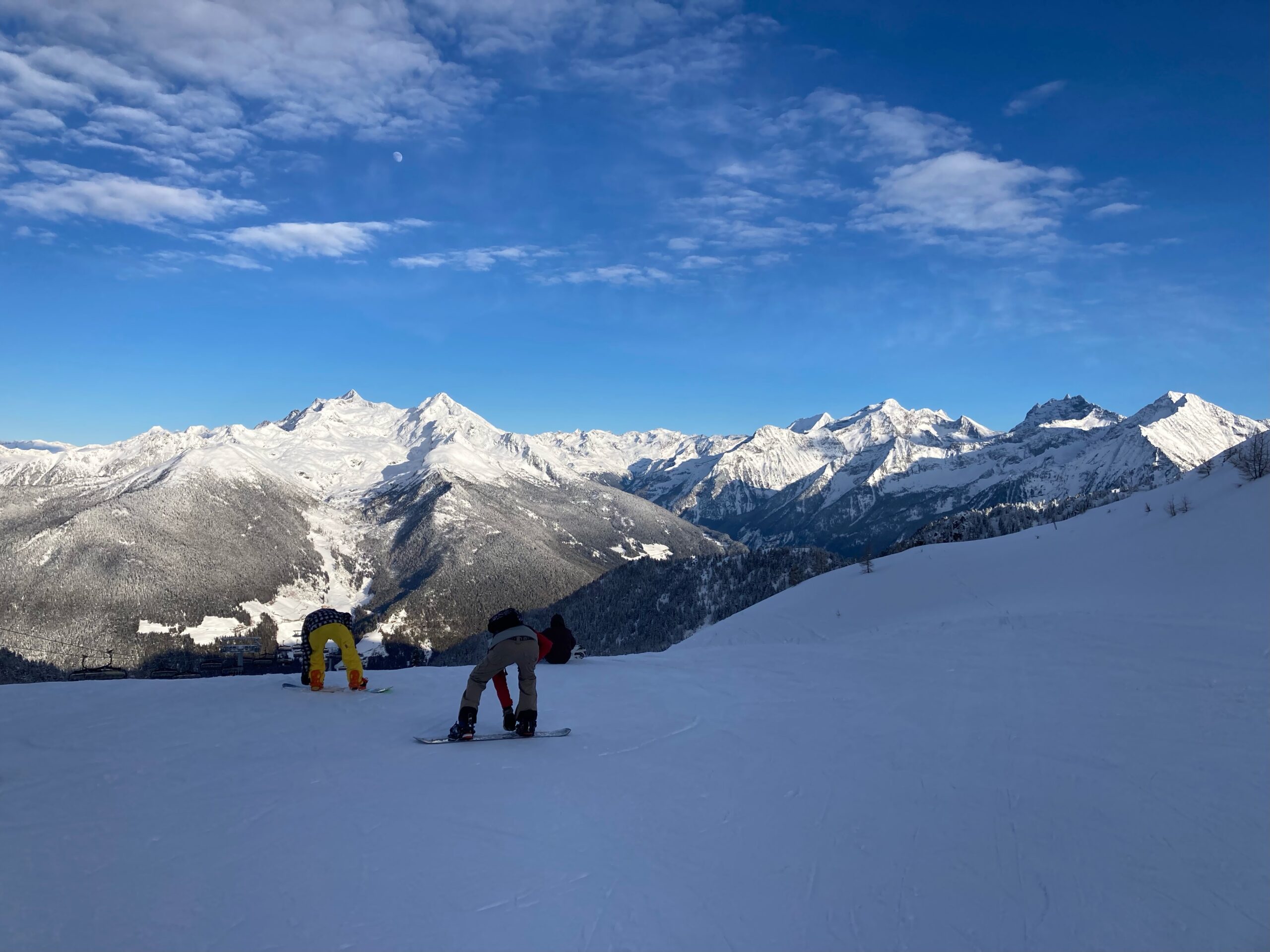 Blick von der roten Piste