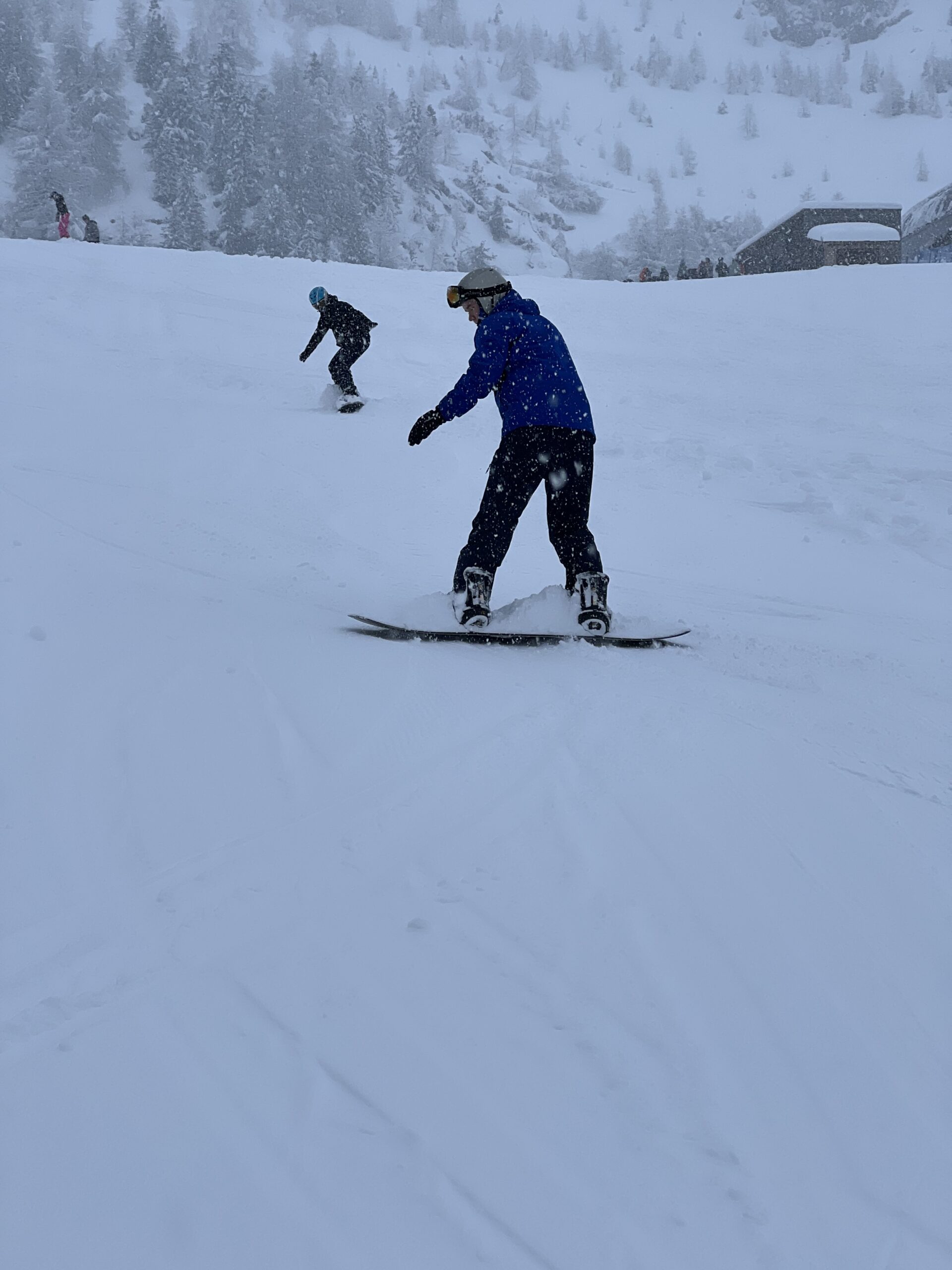 Snowboarden Neuschnee_2