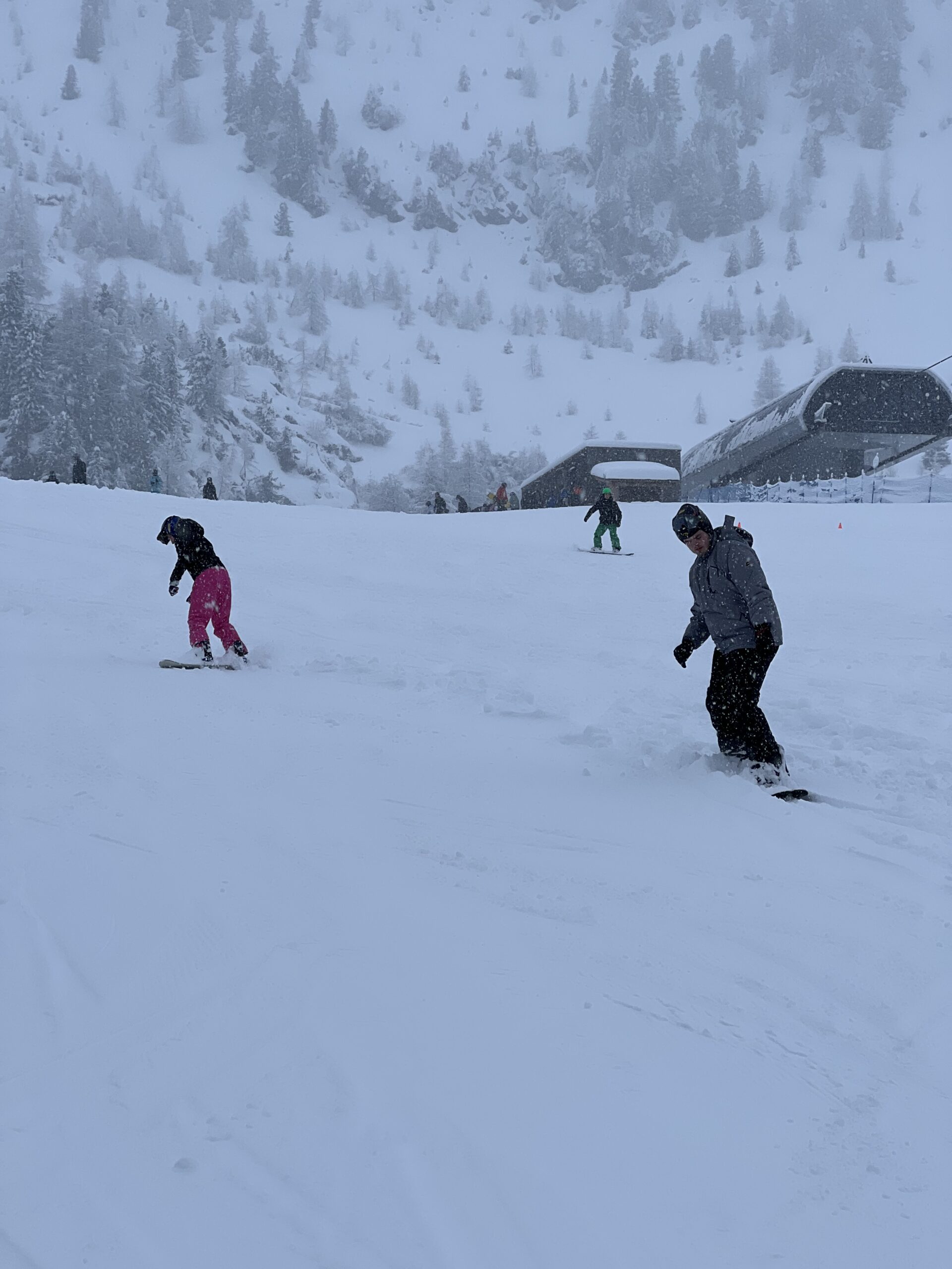 Snowboarden Neuschnee_3